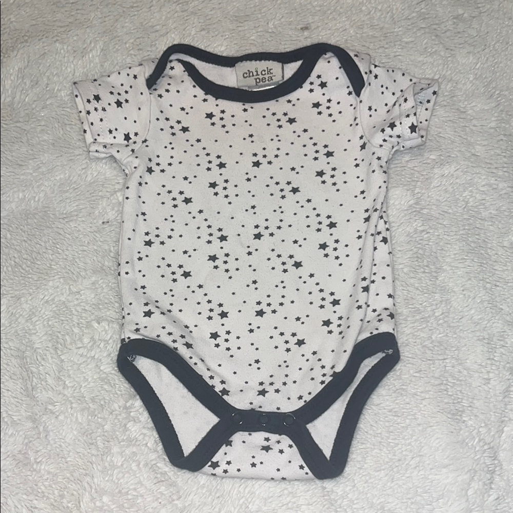 (3 for $10) chick pea gender Neutral bodysuit